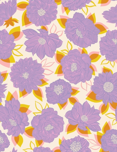 Baumwolle Patchwork - Ruby Star Society - Favorite Flowers - Blooming - Thistle